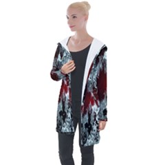 Flamelet Longline Hooded Cardigan by Sparkle