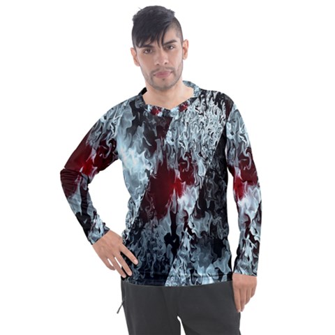 Flamelet Men s Pique Long Sleeve Tee by Sparkle