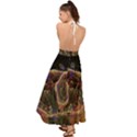 Fractal Geometry Backless Maxi Beach Dress View2