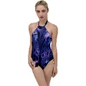 Fractal Web Go with the Flow One Piece Swimsuit View1