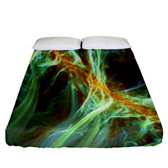 Abstract Illusion Fitted Sheet (california King Size) by Sparkle