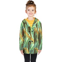 Abstract Illusion Kids  Double Breasted Button Coat by Sparkle