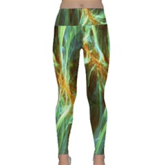 Abstract Illusion Lightweight Velour Classic Yoga Leggings by Sparkle