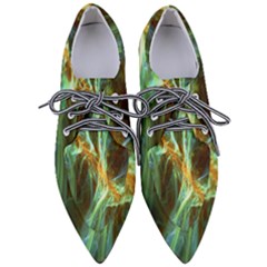 Abstract Illusion Pointed Oxford Shoes by Sparkle