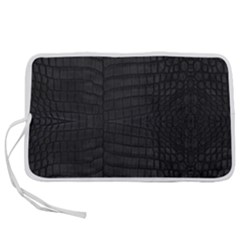 Black Crocodile Skin Pen Storage Case (s) by LoolyElzayat