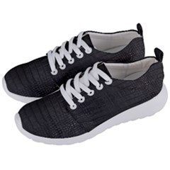 Black Alligator Skin Men s Lightweight Sports Shoes by LoolyElzayat