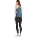 Turquoise Alligator Skin Flowy Camisole Tank Top View2