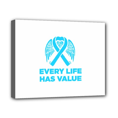 Child Abuse Prevention Support  Canvas 10  X 8  (stretched) by artjunkie