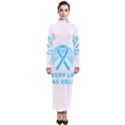 Child Abuse Prevention Support  Turtleneck Maxi Dress View1