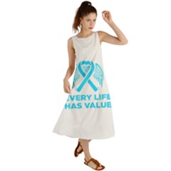 Child Abuse Prevention Support  Summer Maxi Dress by artjunkie