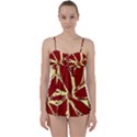 Flowery Fire Babydoll Tankini Set View1