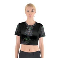 Galaxy Space Cotton Crop Top by Sabelacarlos