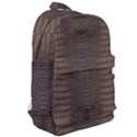 Brown Alligator Leather Skin Classic Backpack View2