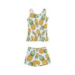 Pineapples Kids  Boyleg Swimsuit by goljakoff