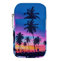 Sunset Palms Waist Pouch (small) by goljakoff