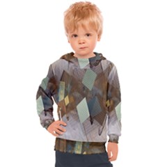 Digital Geometry Kids  Hooded Pullover by Sparkle