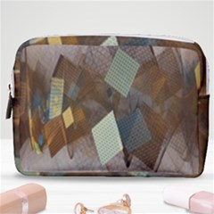 Digital Geometry Make Up Pouch (medium) by Sparkle