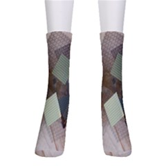 Digital Geometry Men s Crew Socks by Sparkle