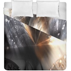 Flash Light Duvet Cover Double Side (king Size) by Sparkle