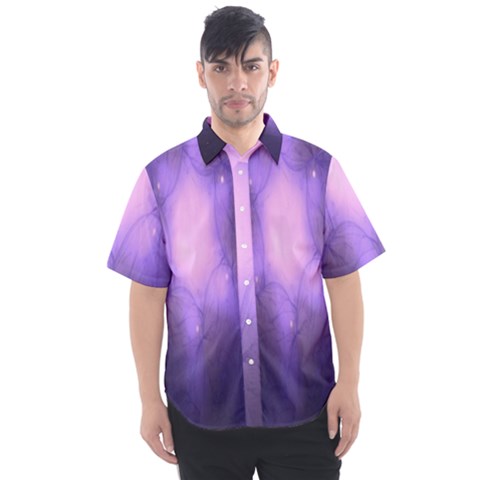 Violet Spark Men s Short Sleeve Shirt by Sparkle