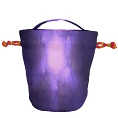 Violet Spark Drawstring Bucket Bag by Sparkle