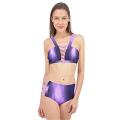 Violet Spark Cage Up Bikini Set by Sparkle