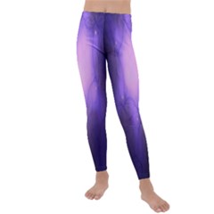 Violet Spark Kids  Lightweight Velour Leggings by Sparkle