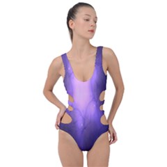 Violet Spark Side Cut Out Swimsuit by Sparkle