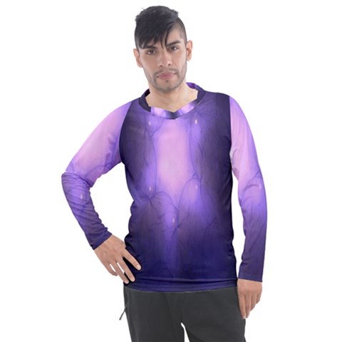 Violet Spark Men s Pique Long Sleeve Tee by Sparkle