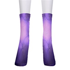 Violet Spark Men s Crew Socks by Sparkle