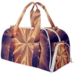 Sun Fractal Burner Gym Duffel Bag by Sparkle