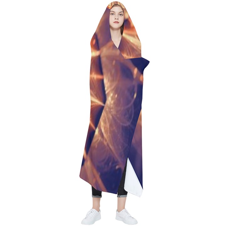 Sun Fractal Wearable Blanket