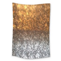 Glitter Gold Large Tapestry by Sparkle