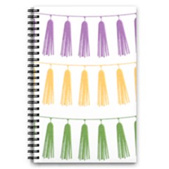 Tassels Tassel Bunting Banner 5 5  X 8 5  Notebook by HermanTelo