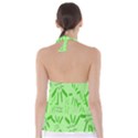 Electric Lime Babydoll Tankini Top View2