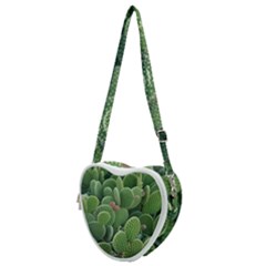 Green Cactus Heart Shoulder Bag by Sparkle