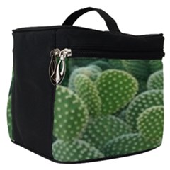 Green Cactus Make Up Travel Bag (small) by Sparkle