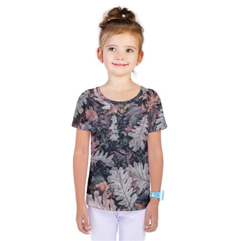 Autumn Leafs Kids  One Piece Tee by Sparkle