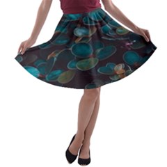 Realeafs Pattern A-line Skater Skirt by Sparkle