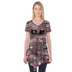 Realflowers Short Sleeve Tunic  by Sparkle