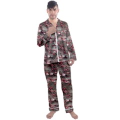 Realflowers Men s Long Sleeve Satin Pyjamas Set by Sparkle