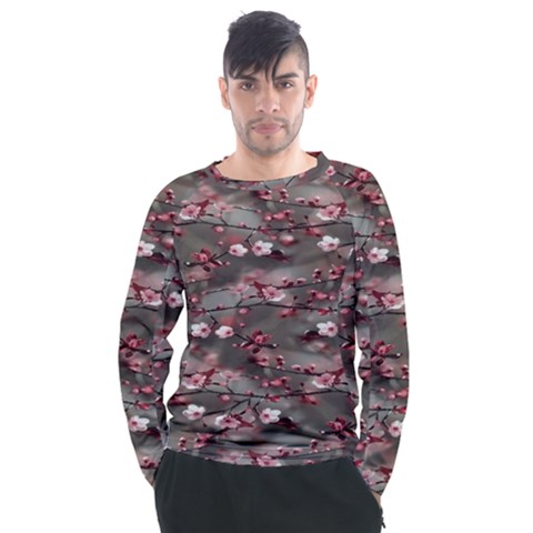 Realflowers Men s Long Sleeve Raglan Tee by Sparkle