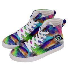 Rainbowcat Men s Hi-top Skate Sneakers by Sparkle