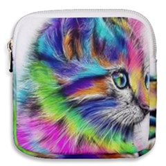 Rainbowcat Mini Square Pouch by Sparkle