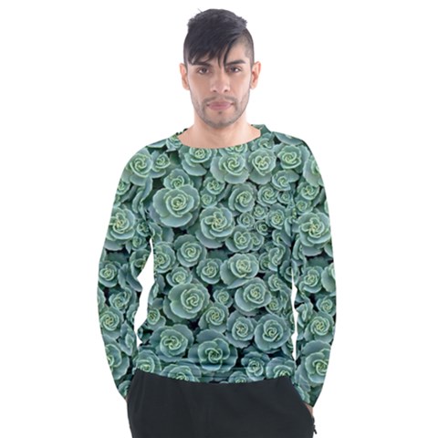 Realflowers Men s Long Sleeve Raglan Tee by Sparkle