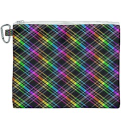 Rainbow Sparks Canvas Cosmetic Bag (xxxl) by Sparkle