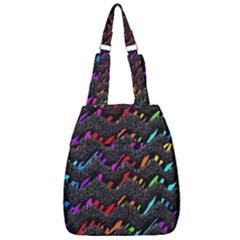 Rainbowwaves Center Zip Backpack by Sparkle