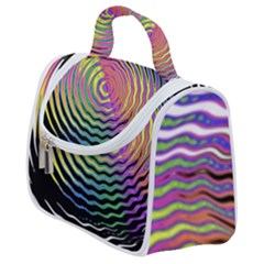 Rainbowwaves Satchel Handbag by Sparkle