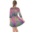 Rainbowwaves Smock Dress View2