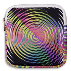 Rainbowwaves Mini Square Pouch by Sparkle